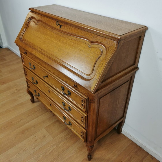 Image 1 of Vintage Secretaire Ladekast Landelijk Bureau Buro