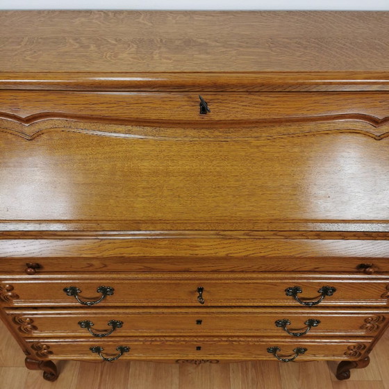 Image 1 of Vintage Secretaire Ladekast Landelijk Bureau Buro