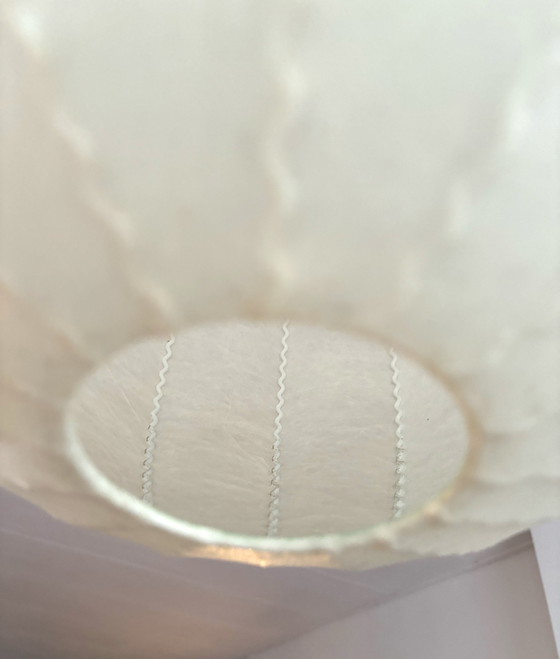 Image 1 of  Cocoon lamp van Achille Castiglione voor Flos. Grote bol