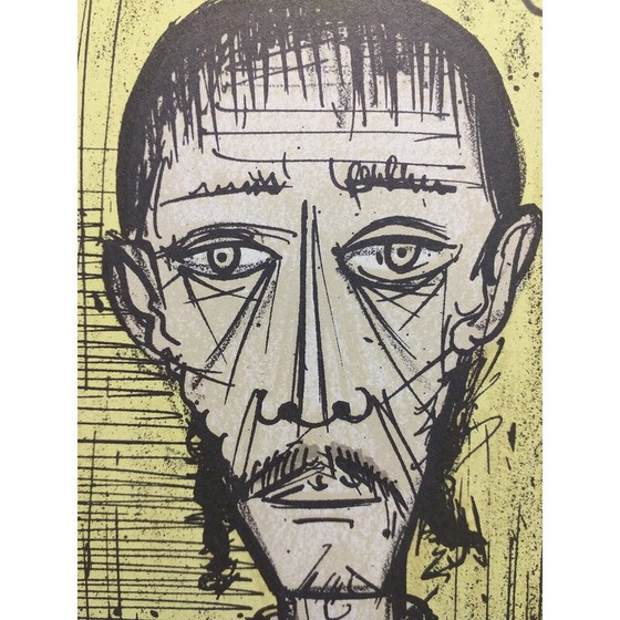Image 1 of Vintage litho "L'intendant Dollon" door Bernard Buffet voor Mourlot, 1967