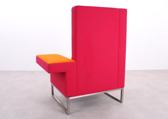 Image 1 of Casala Palau Bricks fauteuil roze/oranje