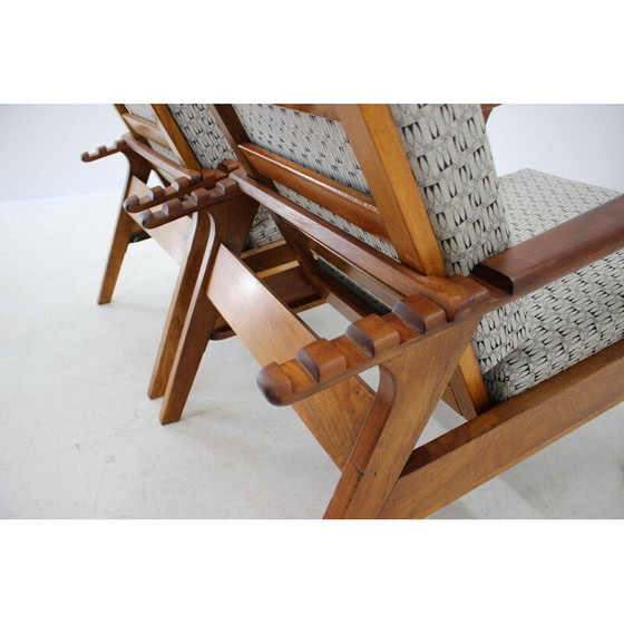 Image 1 of Vintage Antonin Heythum woonkamer set, Tsjecho-Slowakije 1930