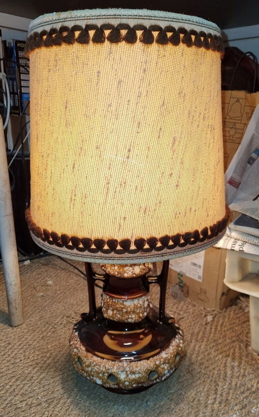 Keramische vloerlamp uit 1970