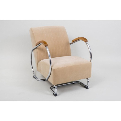 Vintage chroomstalen woonkamer set van Kovona, Tsjecho-Slowakije 1960