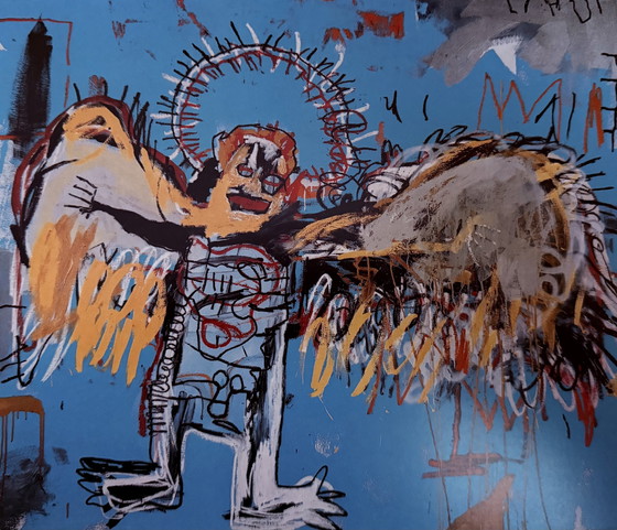 Image 1 of Jean-Michel Basquiat: "Fallen Angel 1981".