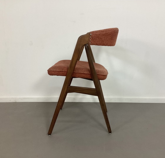 Image 1 of Vintage Thomas Harlev Stoel Bureaustoel Teak Hout