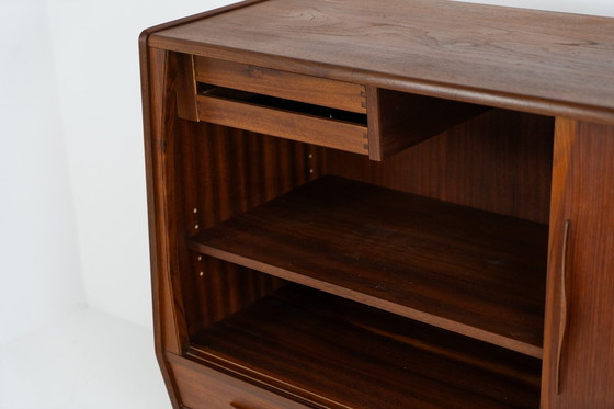 Image 1 of Teakhouten highboard (Denemarken, 1960S)