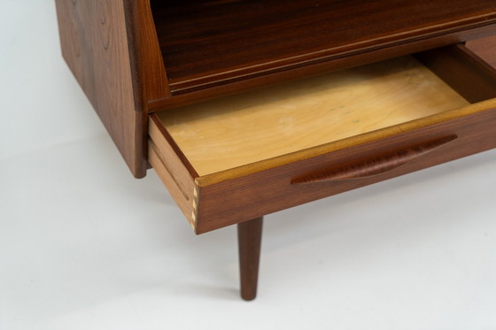 Image 1 of Teakhouten highboard (Denemarken, 1960S)