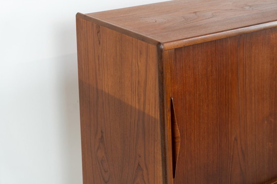 Image 1 of Teakhouten highboard (Denemarken, 1960S)