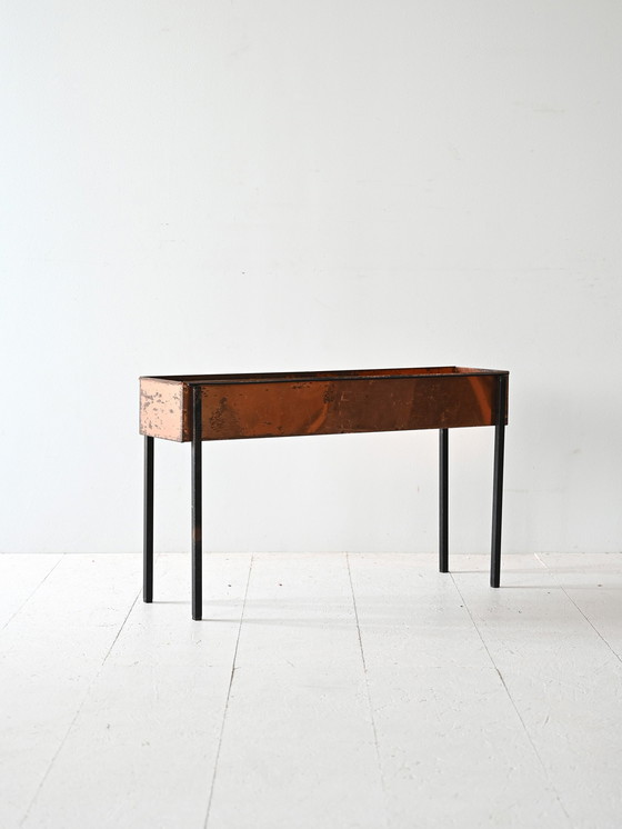 Image 1 of Scandinavische metalen plantenbak