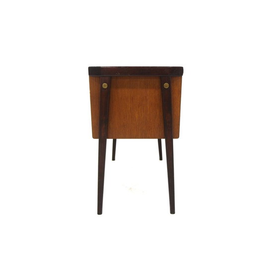 Image 1 of Vintage ladekast van teak en beuken, Zweden 1960