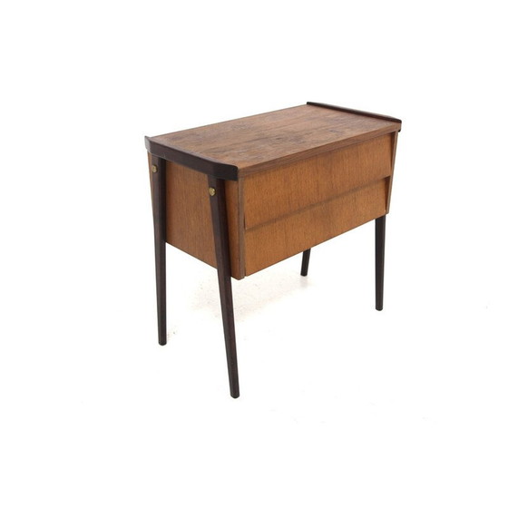 Image 1 of Vintage ladekast van teak en beuken, Zweden 1960