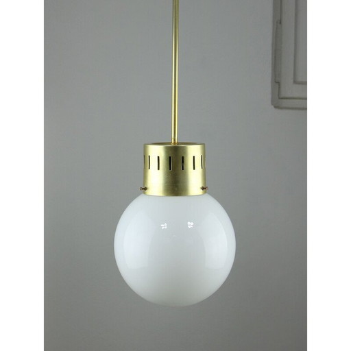 Mid-eeuwse opaline hanglamp