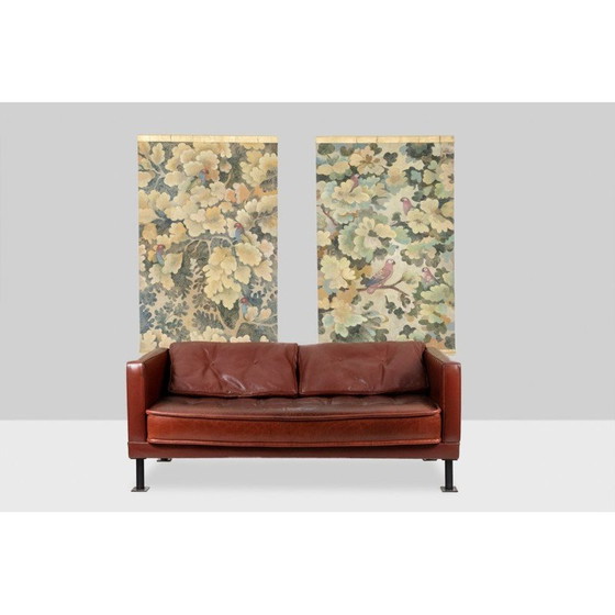 Image 1 of Vintage decoratief paneel met vogels