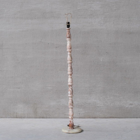 Image 1 of Vintage onyx vloerlamp, Zweden 1970