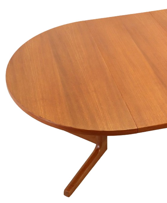 Image 1 of AM mobler 2 xerlengbare ronde eettafel 'Gislinge' vintage