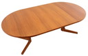 AM mobler 2 xerlengbare ronde eettafel 'Gislinge' vintage