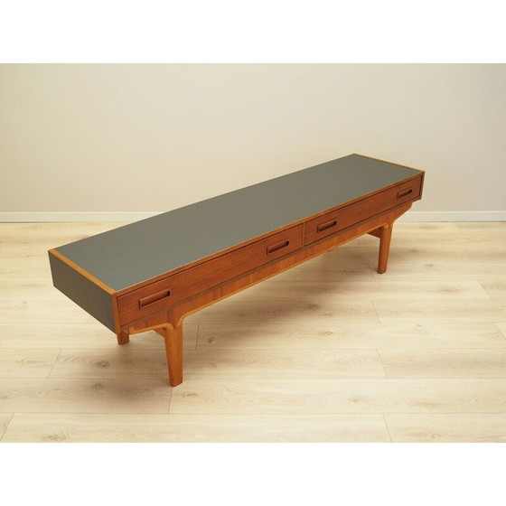 Image 1 of Vintage teakhouten lowboard, Denemarken 1960