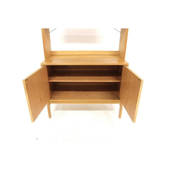 Image 1 of Vintage eiken dressoir-bibliotheek, Zweden 1960