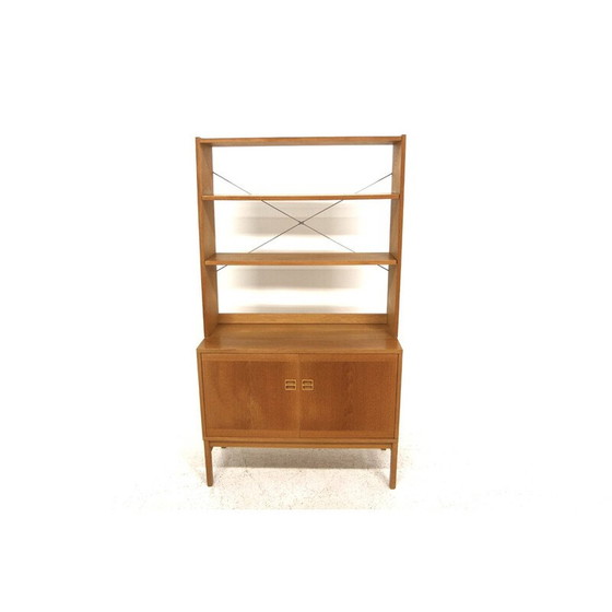 Image 1 of Vintage eiken dressoir-bibliotheek, Zweden 1960