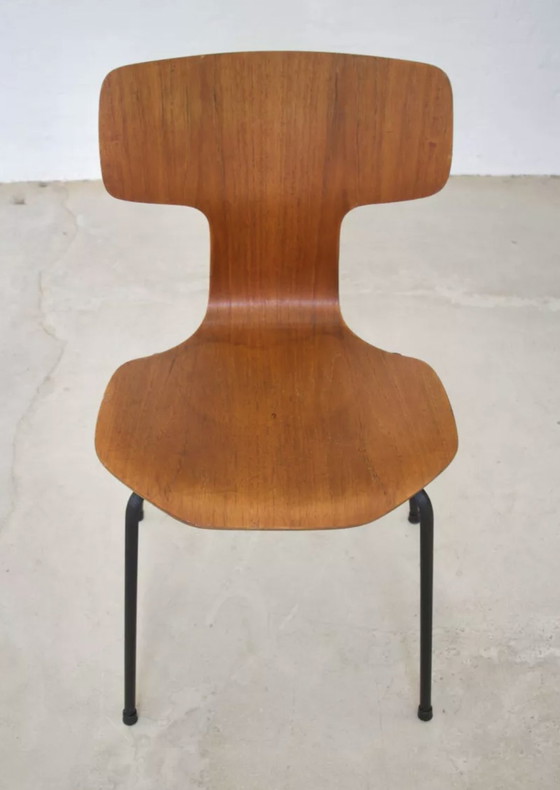 Image 1 of Model 3103 Hammer Stoel Van Arne Jacobsen Voor Fritz Hansen, 1960S