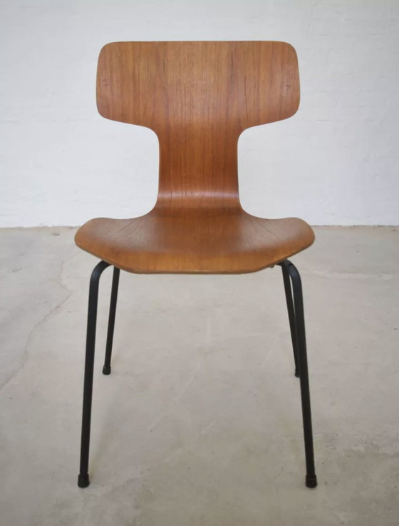 Image 1 of Model 3103 Hammer Stoel Van Arne Jacobsen Voor Fritz Hansen, 1960S