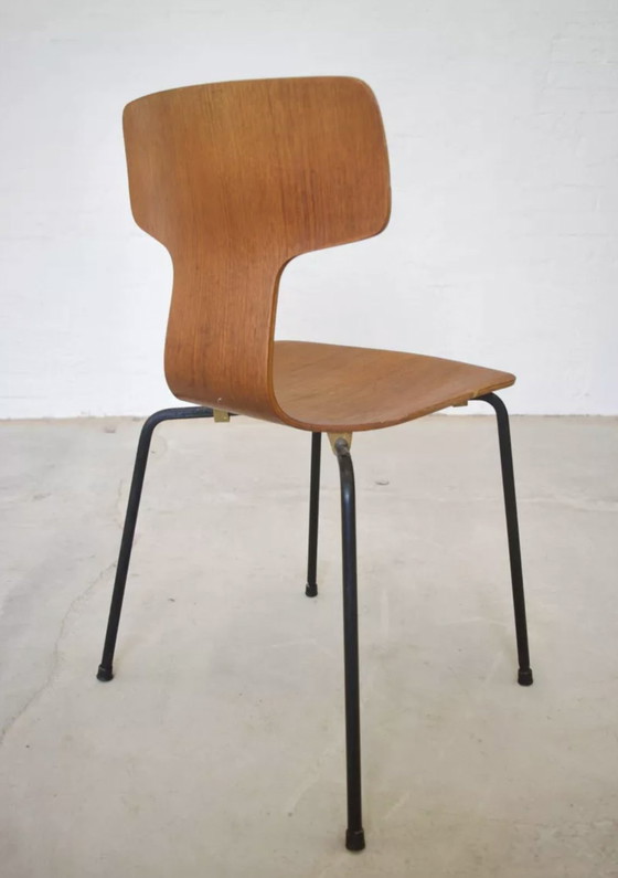 Image 1 of Model 3103 Hammer Stoel Van Arne Jacobsen Voor Fritz Hansen, 1960S