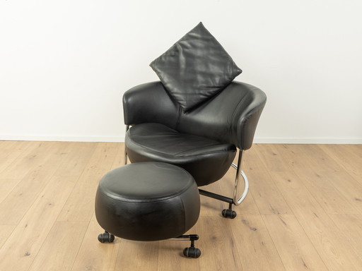  GIROTONDA Fauteuil & voetenbank, Francesco Binfaré, Cassina