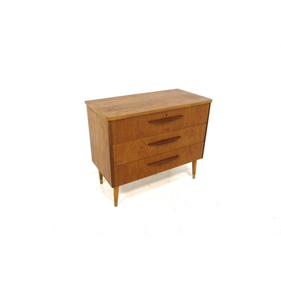 Image 1 of Scandinavische vintage teakhouten ladekast, Zweden 1960