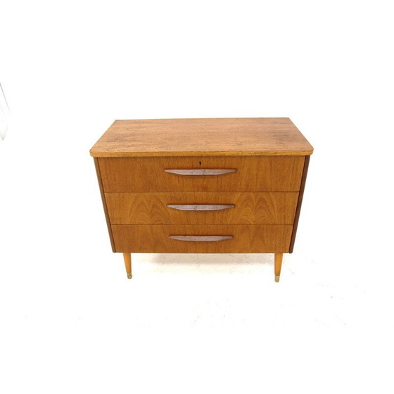 Image 1 of Scandinavische vintage teakhouten ladekast, Zweden 1960