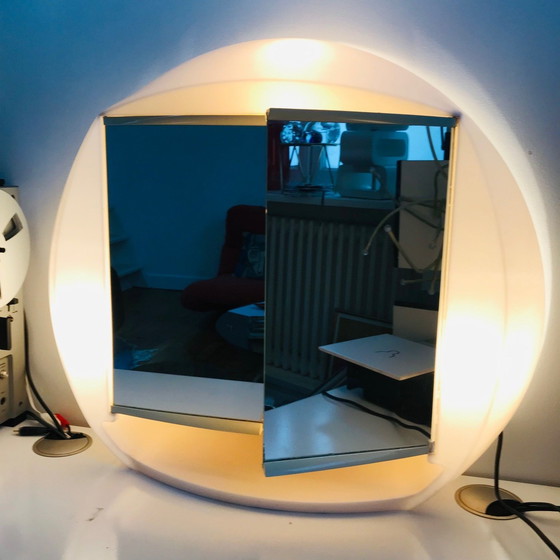 Image 1 of Space Age spiegel - Vintage badkamerkast - Allibert - 1970