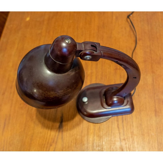 Image 1 of Vintage bakelieten bureaulamp van Christian Dell voor Orehowo Zuewo, 1969