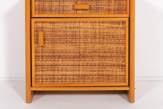 Image 1 of Vintage rotan rieten kast