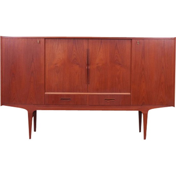 Image 1 of Vintage teakhouten highboard, Denemarken 1960