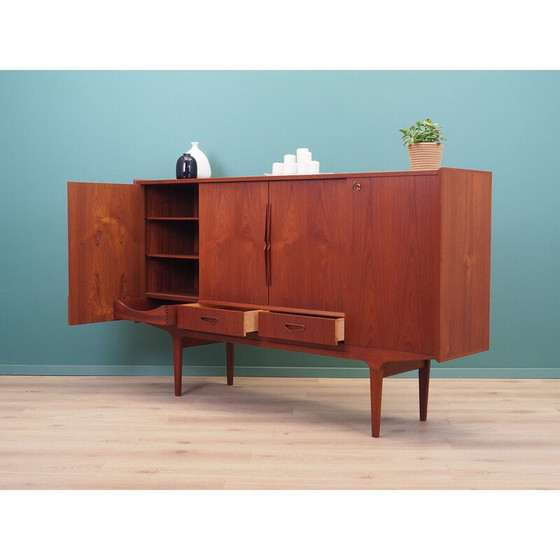 Image 1 of Vintage teakhouten highboard, Denemarken 1960