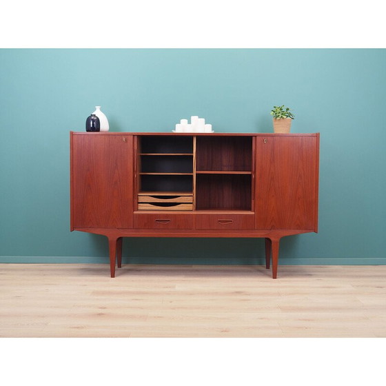 Image 1 of Vintage teakhouten highboard, Denemarken 1960