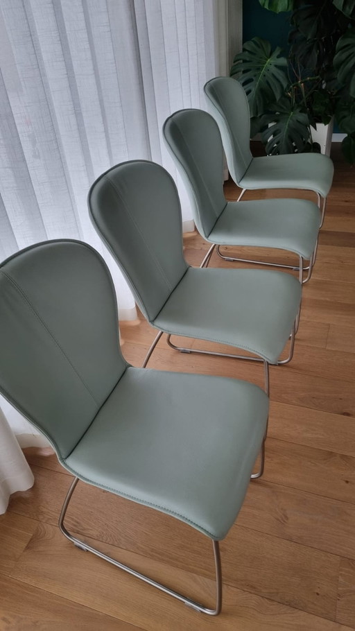 4x Bert Plantagie design Blake eetkamerstoelen