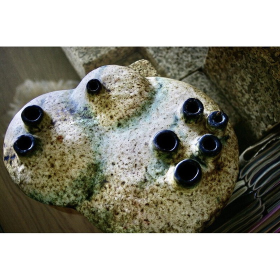 Image 1 of Vintage organisch gevormde vaas van Helmut Schaffenacker, 1950