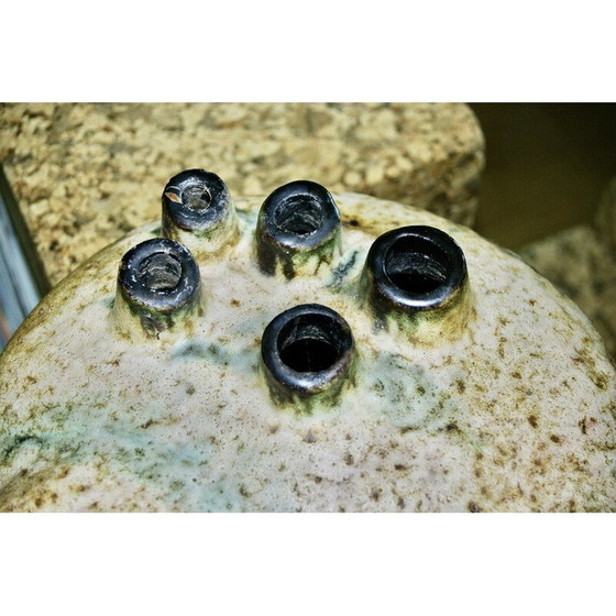 Image 1 of Vintage organisch gevormde vaas van Helmut Schaffenacker, 1950