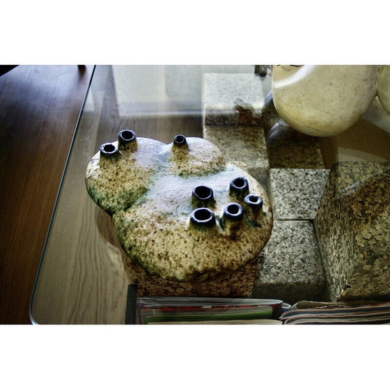 Image 1 of Vintage organisch gevormde vaas van Helmut Schaffenacker, 1950