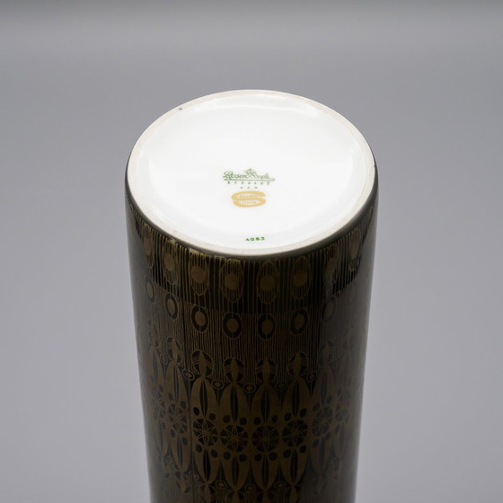 Image 1 of Hans Theo Baumann × Rosenthal Studio-Linie Porseleinen Vaas Kaarsenhouder Box Set