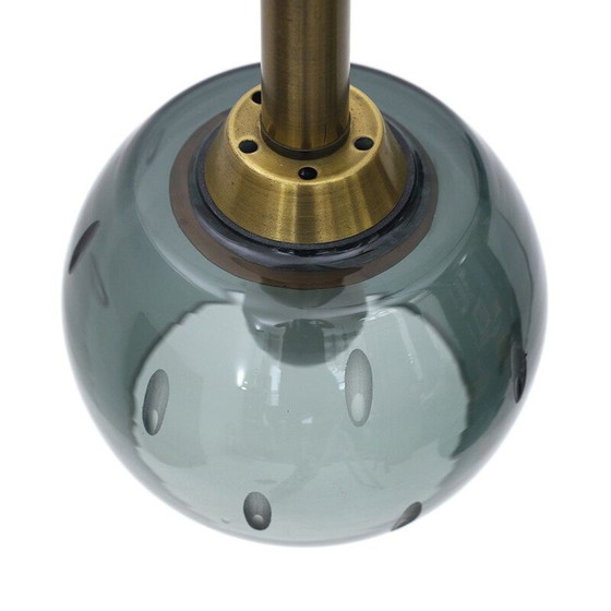 Image 1 of Vintage kroonluchter met drie hangers, 1950