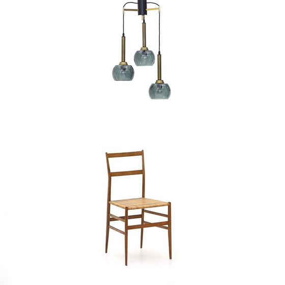 Image 1 of Vintage kroonluchter met drie hangers, 1950