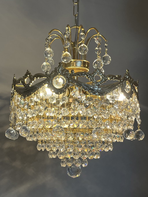 GEMERKTE SWAROVSKI STRASS kroonluchter hanglamp echt kristal