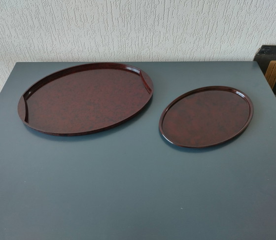 Image 1 of Dienbladen Bakeliet – Art Deco – Jaren 30