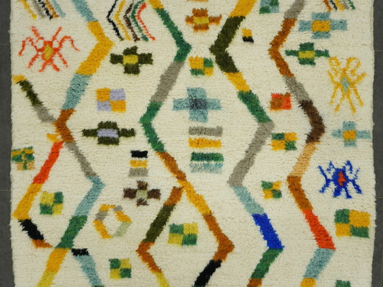 Image 1 of Berber Vloerkleed - 253 Cm X 152 Cm - Gekleurde Wol