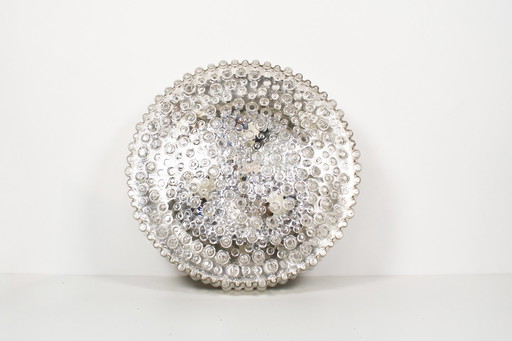 1X Grote Vintage Staflampen Bubbelglas Plafond Of Muur