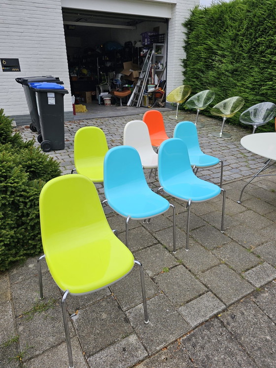 Image 1 of 4x Karim Rachid voor Magis eetkamer stoelen Butterfly