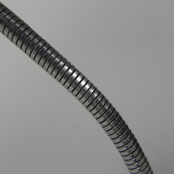 Image 1 of Aluminium Vintage Bureaulamp Met Buigstang, Jaren 50