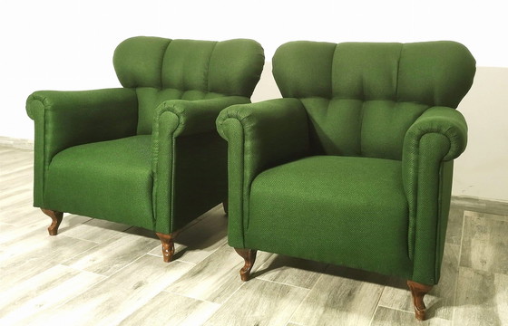Image 1 of Retro Fauteuil Paar, Vintage, Tsjecho-Slowakije 60'S